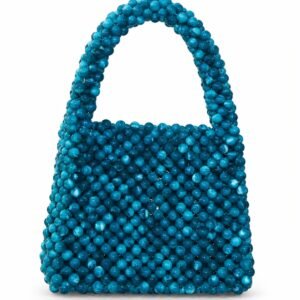 CARTERA LA PERLA - AZUL TURQUESA